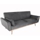 SOFA ROZKŁADANA BELLEZZA SZARA 208 CM