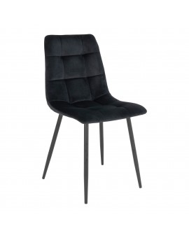 Middelfart krzesło czarne