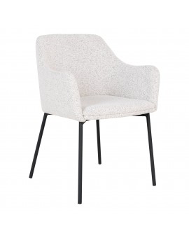 Melilla krzesło białe boucle