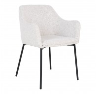 Melilla krzesło białe boucle