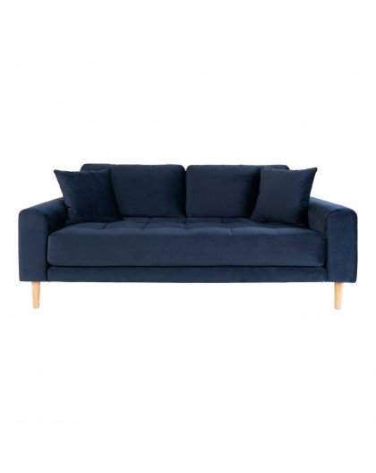 SOFA LIDO 2,5-OSOBOWA CIEMNONIEBIESKI WELUR