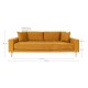 Lido 3 Seater Sofa