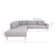 Lido Corner Sofa Open End