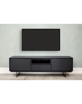 SZAFKA RTV TOKYO 160X45CM DĄB CZARNY