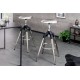 HOKER INDUSTRIAL 81 CM METALOWY SREBRNY