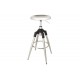 HOKER INDUSTRIAL 81 CM METALOWY SREBRNY