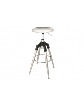 HOKER INDUSTRIAL 81 CM METALOWY SREBRNY