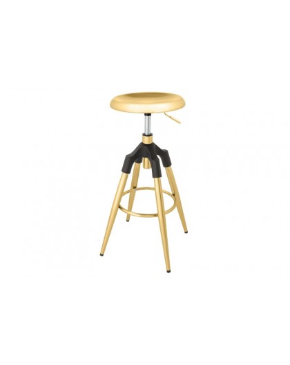 HOKER INDUSTRIAL 81 CM METALOWY ZŁOTY
