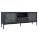 SZAFKA RTV DALBY 150X35 CM METALOWA CZARNA