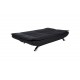 SOFA ROZKŁADANA FAITH CZARNA 196 CM