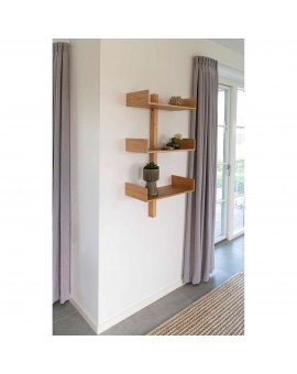 PÓŁKA ŚCIENNA VILLA 50X25 II CM BAMBUS