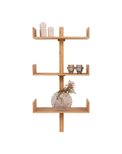 PÓŁKA ŚCIENNA VILLA 50X25 II CM BAMBUS