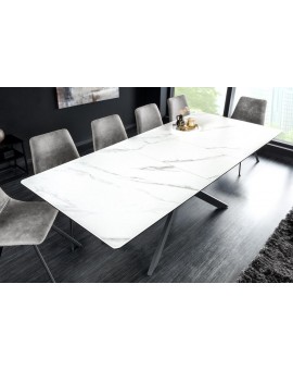 ST&Oacute;Ł ROZKŁADANY ALPINE 160-200X89,5 CM CERAMIKA BIAŁY