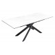 STÓŁ ROZKŁADANY ALPINE 160-200X89,5 CM CERAMIKA BIAŁY