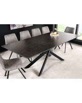 ST&Oacute;Ł ROZKŁADANY ALPINE 160-200X89,5 CM CERAMICZNY ANTRACYT