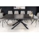 STÓŁ ROZKŁADANY ALPINE 160-200X89,5 CM CERAMICZNY ANTRACYT