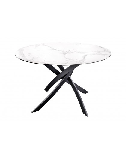 STÓŁ ALPINE 120 CM CERAMIKA BIAŁY