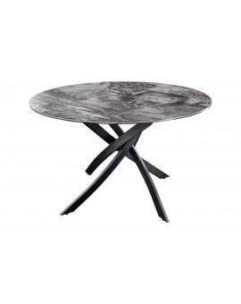 STÓŁ ALPINE 120 CM CERAMIKA BIAŁY