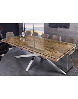 ST&Oacute;Ł BARRACUDA 140 CM TEAK