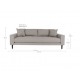 Lido 3 Seater Sofa