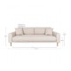 Lido 3 Seater Sofa