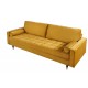 SOFA 3-OSOBOWA COSY VELVET MUSZTARDOWA 225 CM