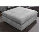 PUF HEAVEN 100X100 CM BOUCLE SZARY