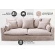 SOFA HEAVEN 200X105 CM BOUCLE BEŻOWY