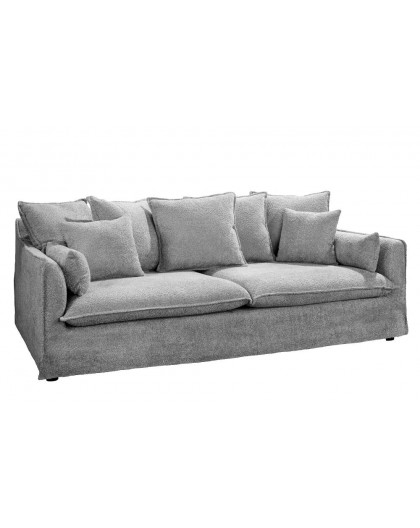 SOFA HEAVEN 200X105 CM BOUCLE SZARY