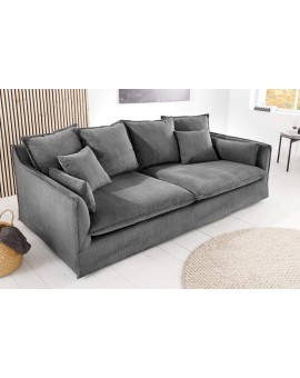 SOFA HEAVEN 200X105 CM SZTRUKS SZARY