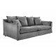 SOFA HEAVEN 200X105 CM SZTRUKS SZARY