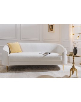 SOFA DIVA 205X85 CM BOUCLE BIAŁY