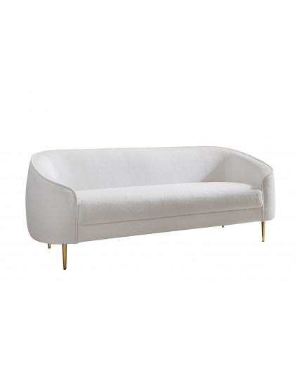 SOFA DIVA 205X85 CM BOUCLE BIAŁY