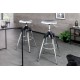 HOKER INDUSTRIAL II 81 CM METALOWY SREBRNY