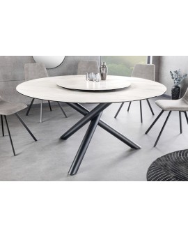 ST&Oacute;Ł SPIN 150 CM CERAMIKA BIAŁY
