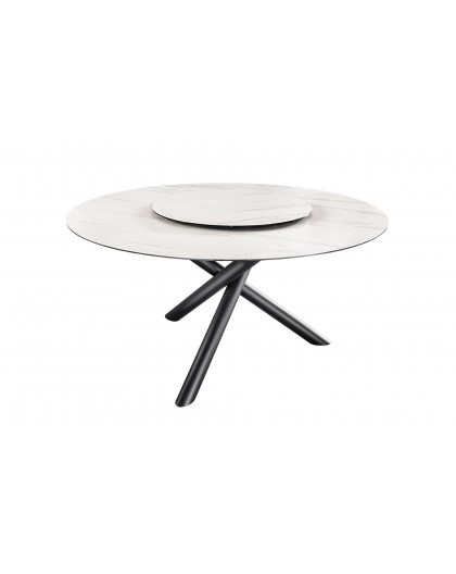 STÓŁ SPIN 150 CM CERAMIKA BIAŁY