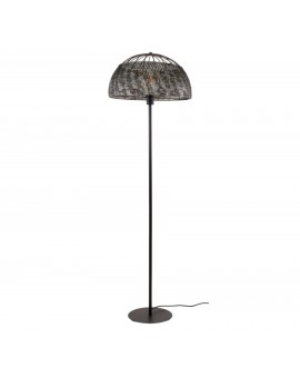 LAMPA PODŁOGOWA ASTER 164 CM METALOWA CZARNOBRĄZOWA