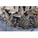 ZESTAW STOLIKÓW KAWOWYCH ABSTRACT LEAF SREBRNY - 2SZT.