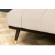 ROZKŁADANA SOFA PETIT BEAUTE 180 CM WELUR BEŻOWY