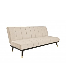 ROZKŁADANA SOFA PETIT BEAUTE 180 CM WELUR BEŻOWY