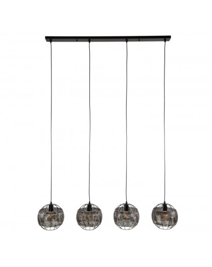 LAMPA WISZĄCA ASTER II METALOWA CZARNOBRĄZOWA