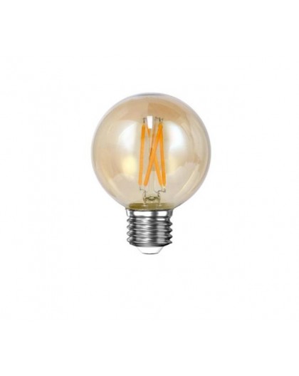 ŻARÓWKA DEKORACYJNA LED FILAMENT GLOBE AMBER G60 - 6 CM