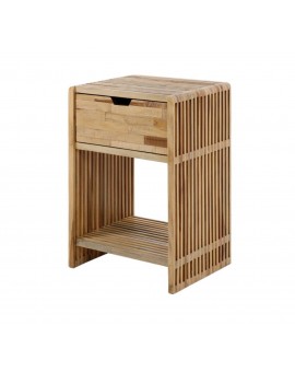 SZAFKA NOCNA TARO 30X30 CM TEAK CZARNY