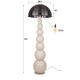 LAMPA PODŁOGOWA KALITA 128 CM SZARA