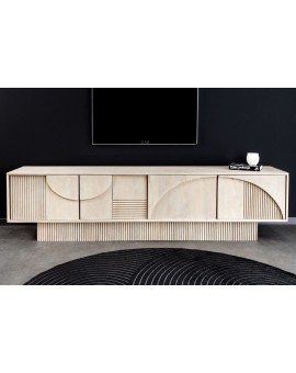 KOMODA ART DECO 170X38 CM MANGO BIELONE