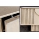 KOMODA ART DECO 170X38 CM MANGO BIELONE