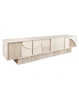 KOMODA ART DECO 170X38 CM MANGO BIELONE