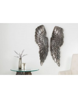 RZEŹBA FALLEN ANGEL 65 CM ANTYCZNY BRĄZ