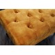 PUF CHESTERFIELD 80X45 CM MUSZTARDOWY WELUR