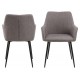 KRZESŁO LIZZY SZARO-BRĄZOWE 